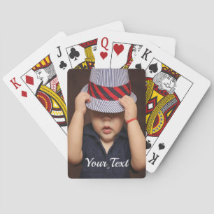 Personalised Baby Photo Classic Playing Cards
