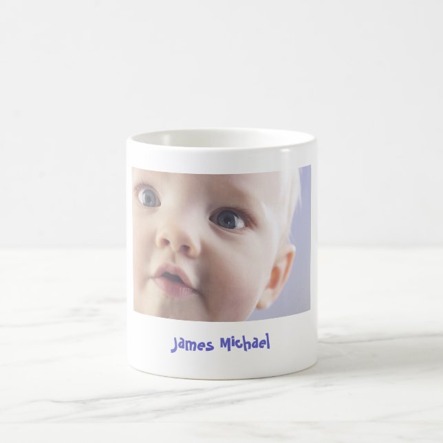 Personalised Baby Photo Coffee Mug (Center)