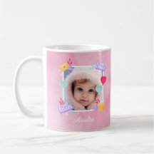 Personalised Baby Photo - Love, Kiss, and Hearts