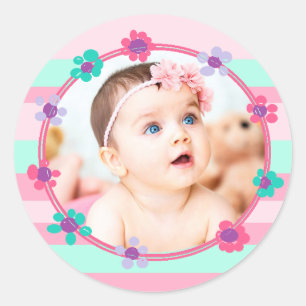 Personalised Baby Photo Stickers