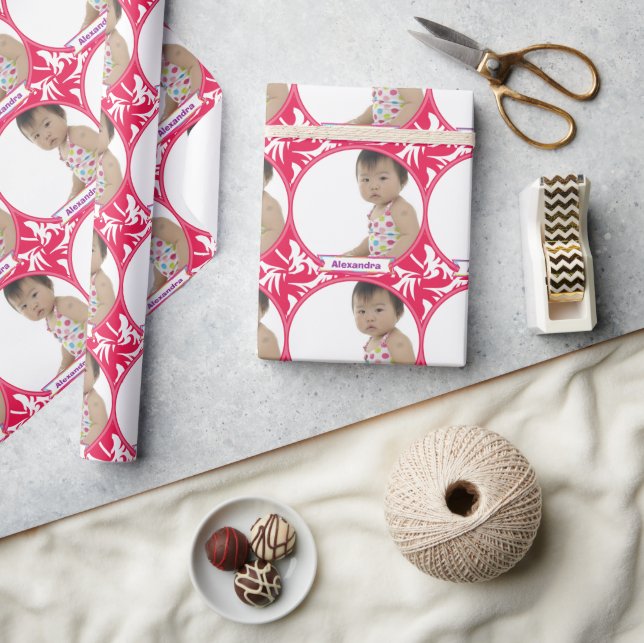 Personalised Baby Photo Wrapping Paper (Crafts)