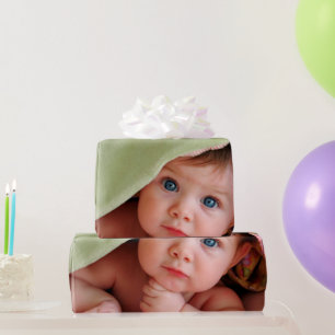 Personalised Baby Photo Wrapping Paper