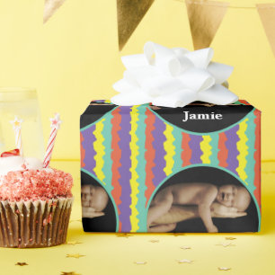 Personalised Baby Photo Wrapping Paper