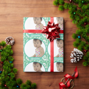 Personalised Baby Photo Wrapping Paper