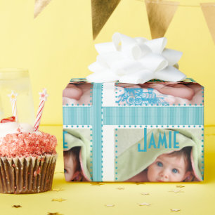 Personalised Baby Photo Wrapping Paper