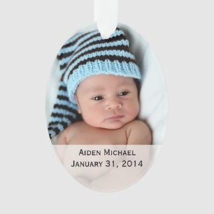 Personalised Baby Photos Ornament