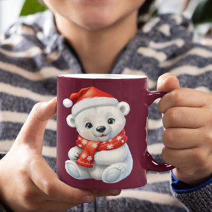 Personalised Baby Polar Bear Kids Mug