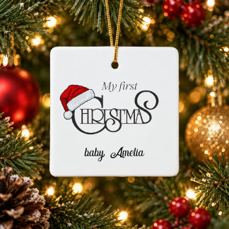 Personalised Baby’s First Christmas Ornament