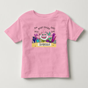 Personalised Baby Shark Baby's Toddler T-Shirt