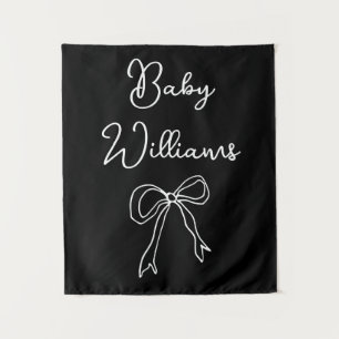 Personalised Baby Shower for her Photo Booth Prop Tapestry