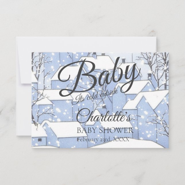 Personalised Baby Shower Invitation (Front)