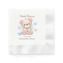 Personalised Baby Shower Paper Napkin