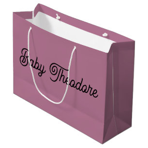 Personalised Baby Shower Party Favour Boy Girl Large Gift Bag
