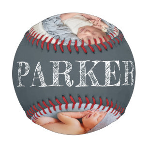 Personalised Baby Shower Photo Baseball