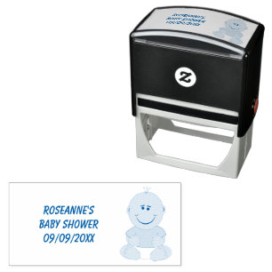 Personalised Baby Shower Self-inking Stamp