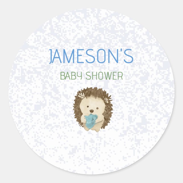 Personalised Baby Shower Stickers (Front)