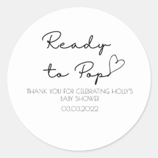 Personalised Baby Shower Stickers