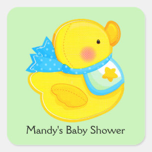 Personalised Baby Shower Stickers