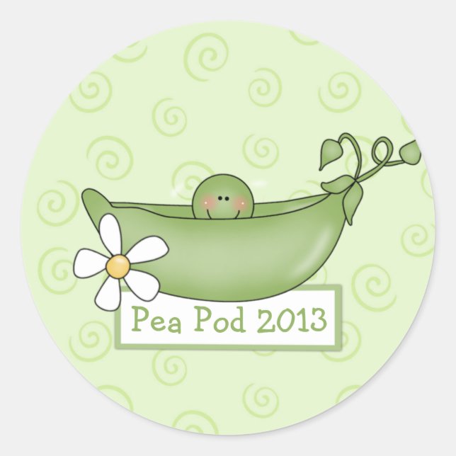 Personalised Baby Shower stickers (Front)
