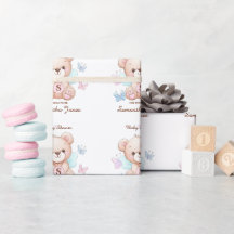 Personalised Baby Shower Wrapping Paper