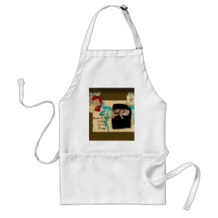 Personalised Baby Stats Photo Collage Standard Apron