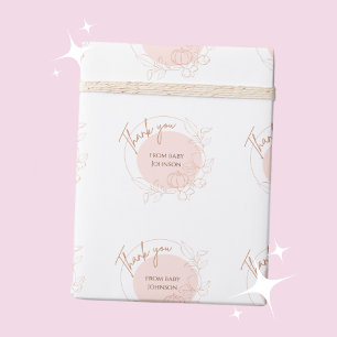 Personalised Baby Thank You Wrapping Paper