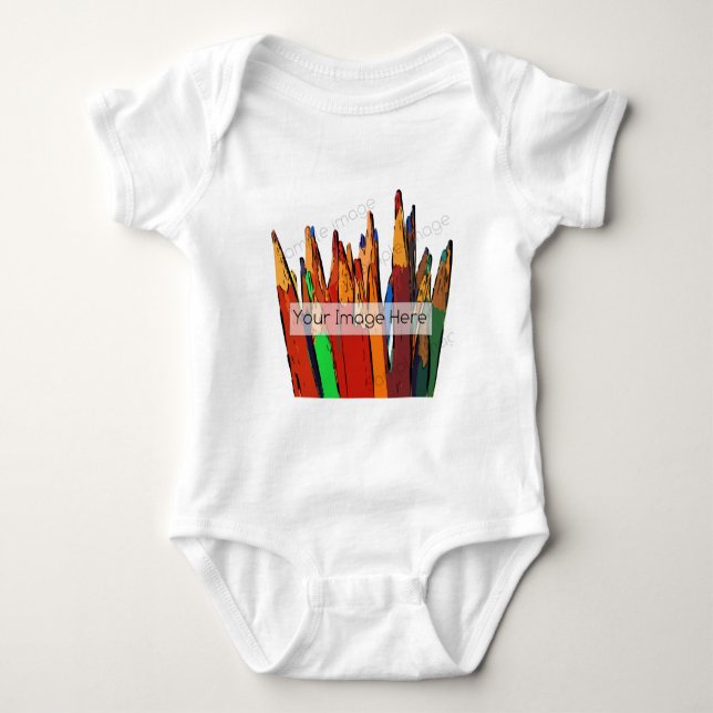 Personalised Babygro Baby Bodysuit (Front)