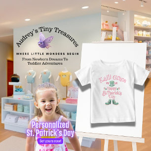 Personalised Baby's 1st St. Patrick's Day T-Shirt