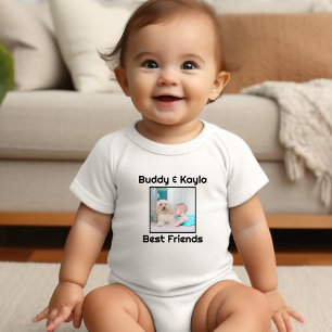 Personalised Baby's Best Friend Baby Bodysuit