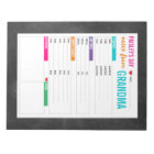 Personalised Baby's Day Sitter Notes