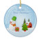 Personalised Baby's First Christmas Cute Snowball