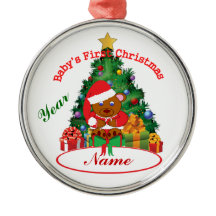 Personalised Baby's First Christmas Ornament