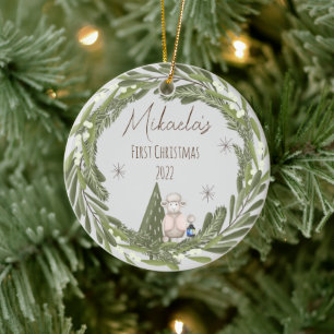 Personalised Baby's first Christmas Ornament