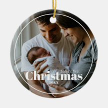 Personalised Baby's First Christmas Ornament