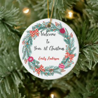 Personalised Baby's First Christmas Ornament