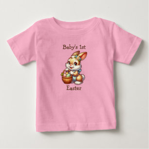 Personalised Baby's First Easter Baby T-Shirt
