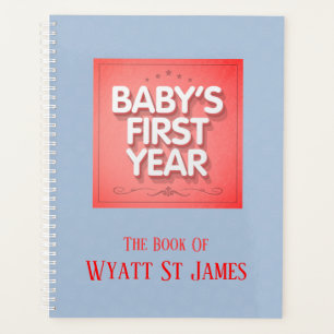 Personalised Baby's First Year Planner
