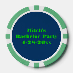 Personalised Bachelor Party Poker Chips