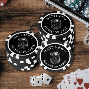 Personalised Bachelor Party Poker Chips