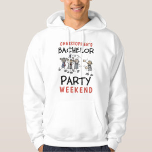Personalised Bachelor Party Weekend Hoodie