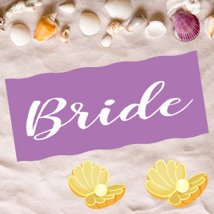 Personalised Bachelorette Bride Beach Towel