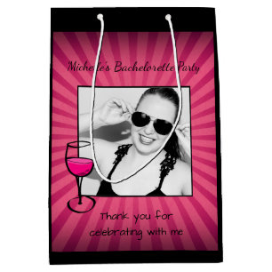 Personalised Bachelorette Frame Medium Gift Bag
