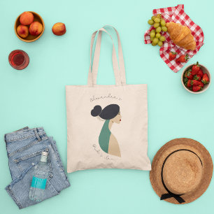 Personalised Bachelorette Hand-drawn Party Favour Tote Bag