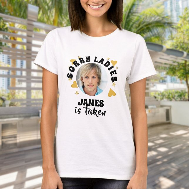 Personalised Bachelorette Party Grooms Face Photo T-Shirt (Personalized Bachelorette Party Grooms Face Photo T-Shirt)