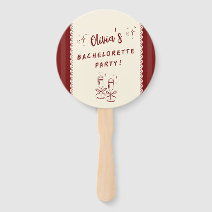Personalised Bachelorette Party Hand Fans