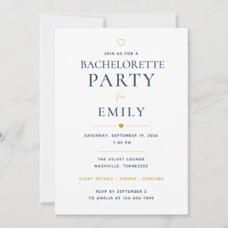 Personalised Bachelorette Party Invitation