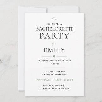 Personalised Bachelorette Party Invitation