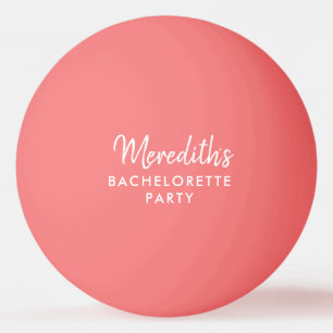 Personalised Bachelorette Party Ping Pong Balls