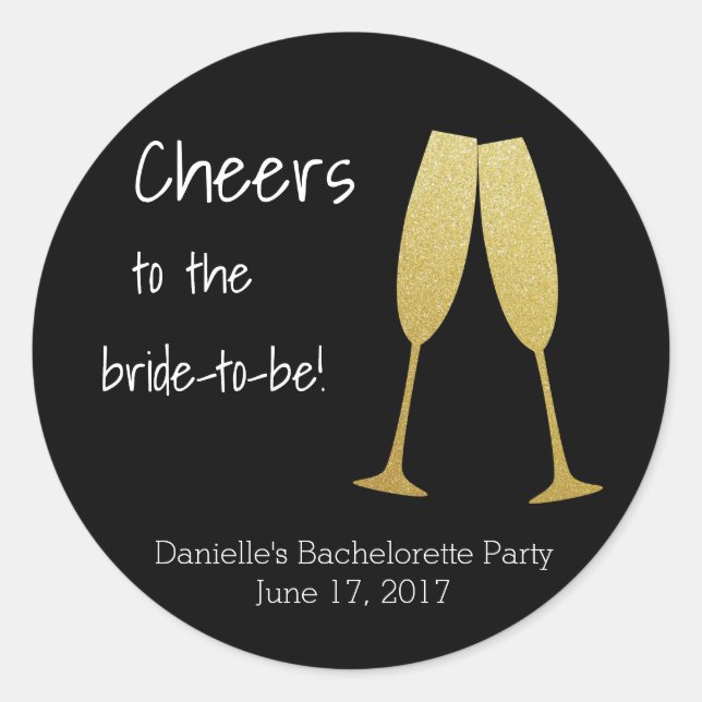 Personalised Bachelorette Stickers (Front)