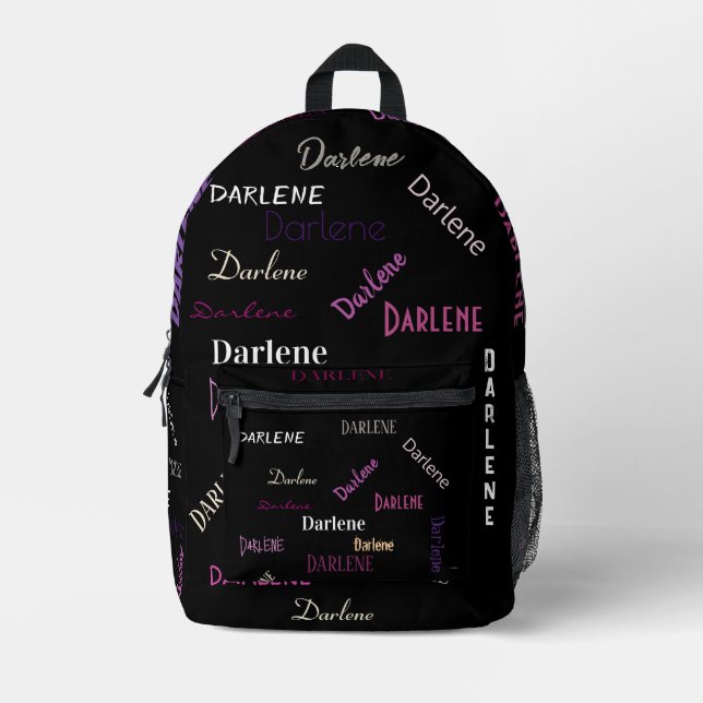 Personalised Back-Pack HAMbyWG Printed Backpack (Front)